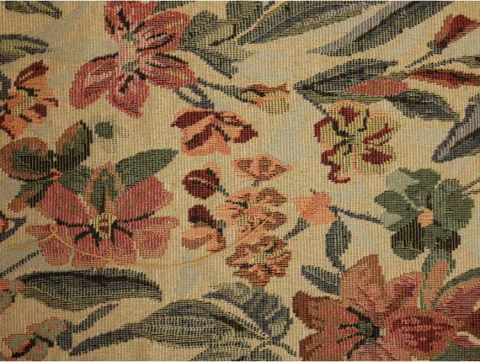 Tapestry Fabric - Flowers